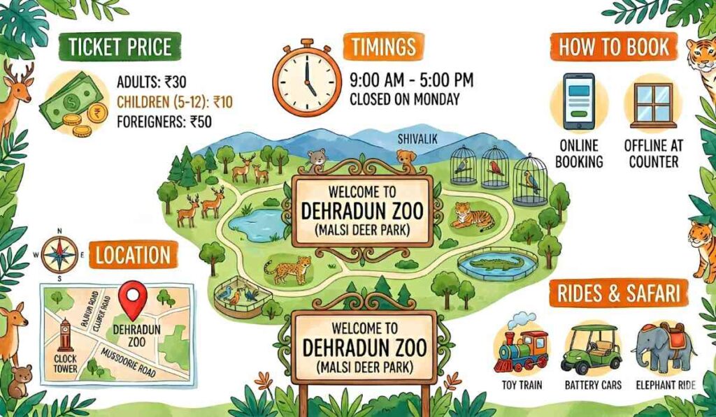 Dehradun Zoo Ticket Price
