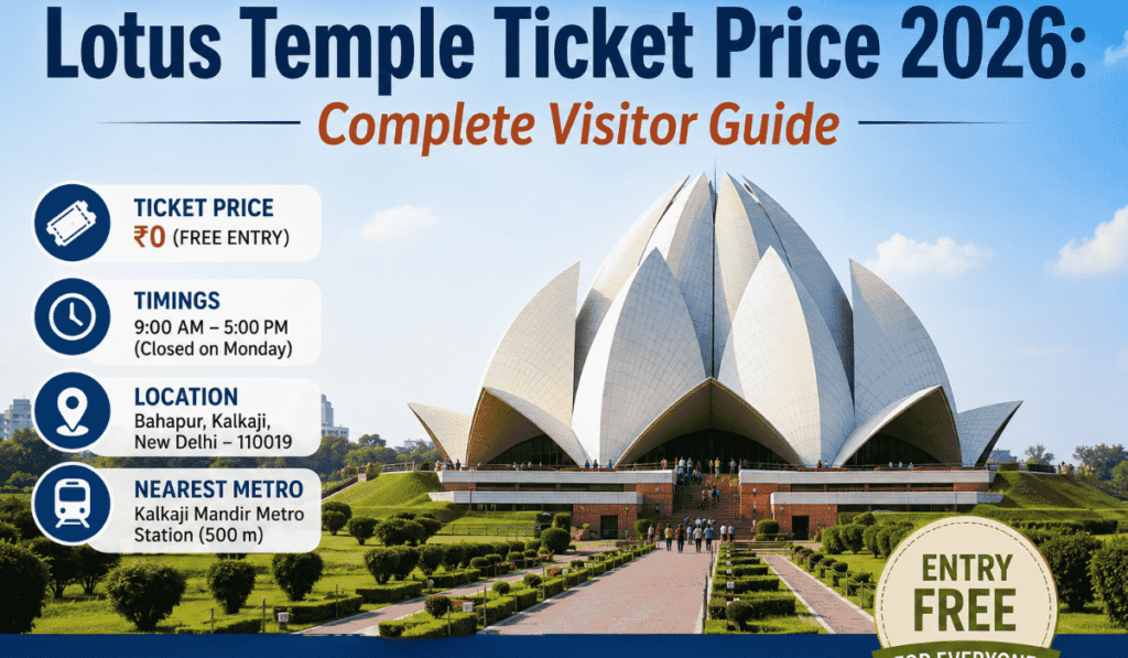 Lotus Temple ticket price