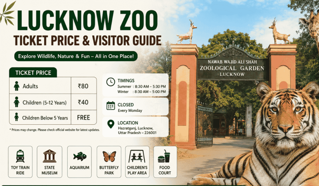 lucknow zoo ticket price