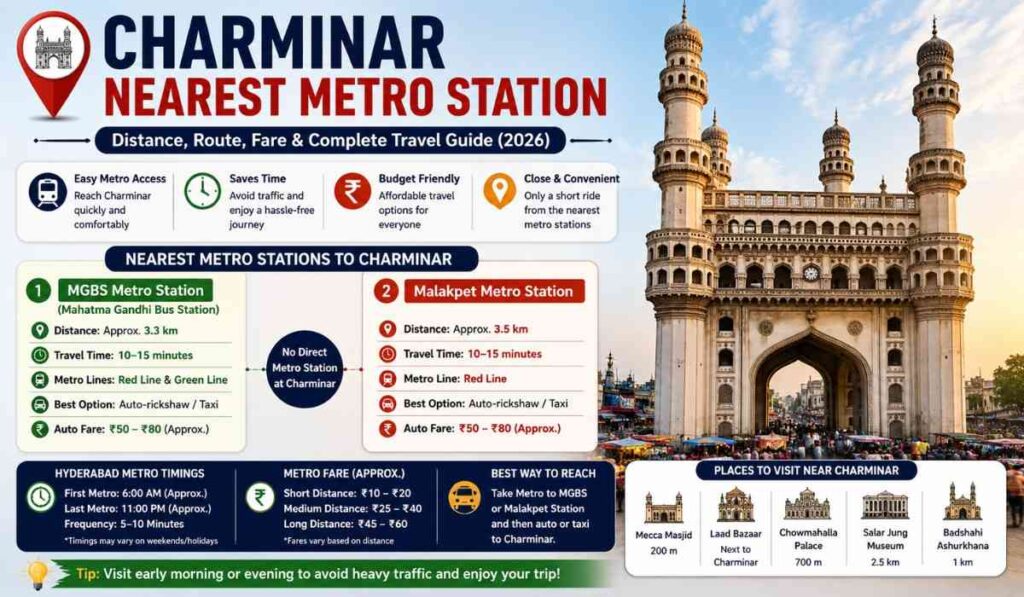 Charminar Nearest Metro Station