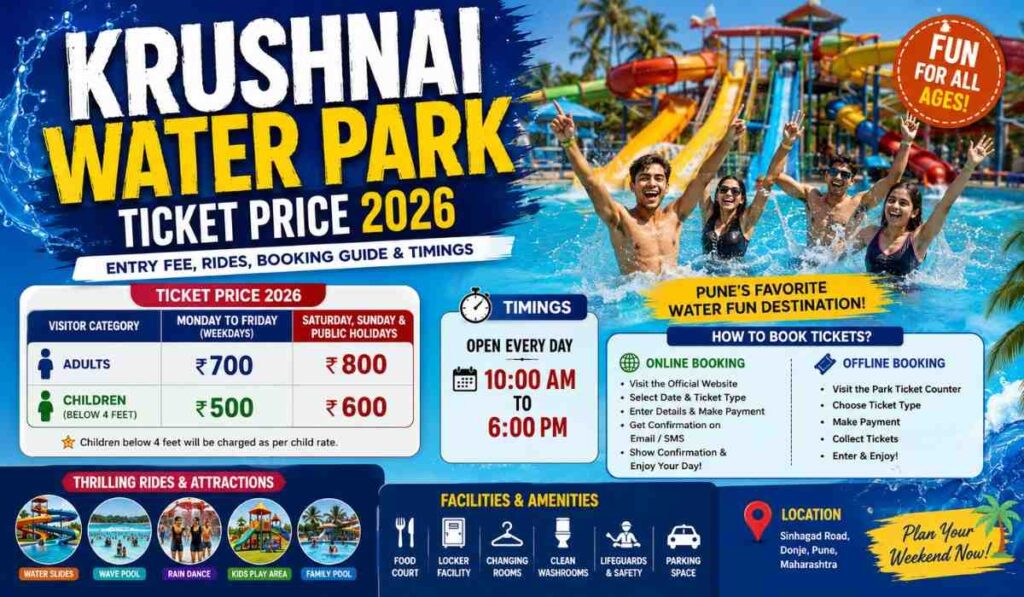 Krushnai Water Park Ticket Price