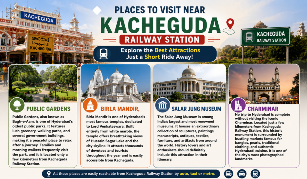 Nearest Metro Station to Kacheguda Railway Station