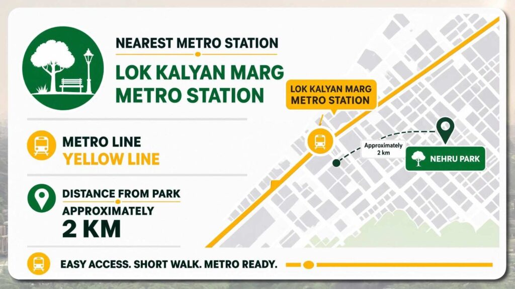 Nehru Park Nearest Metro Station