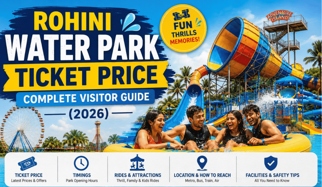 Rohini Water Park Ticket Price