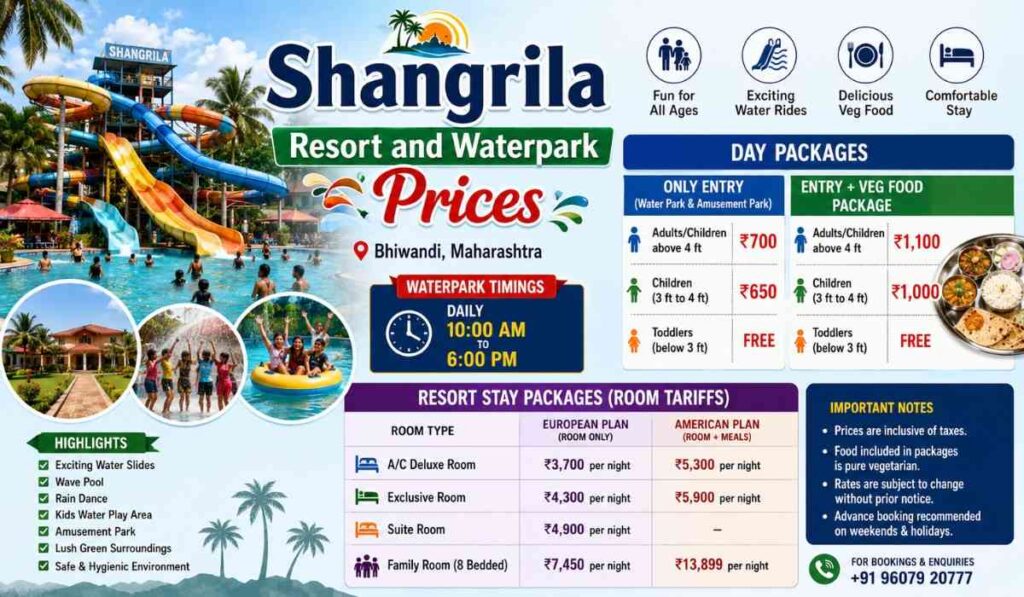 Shangrila Resort and Waterpark Prices