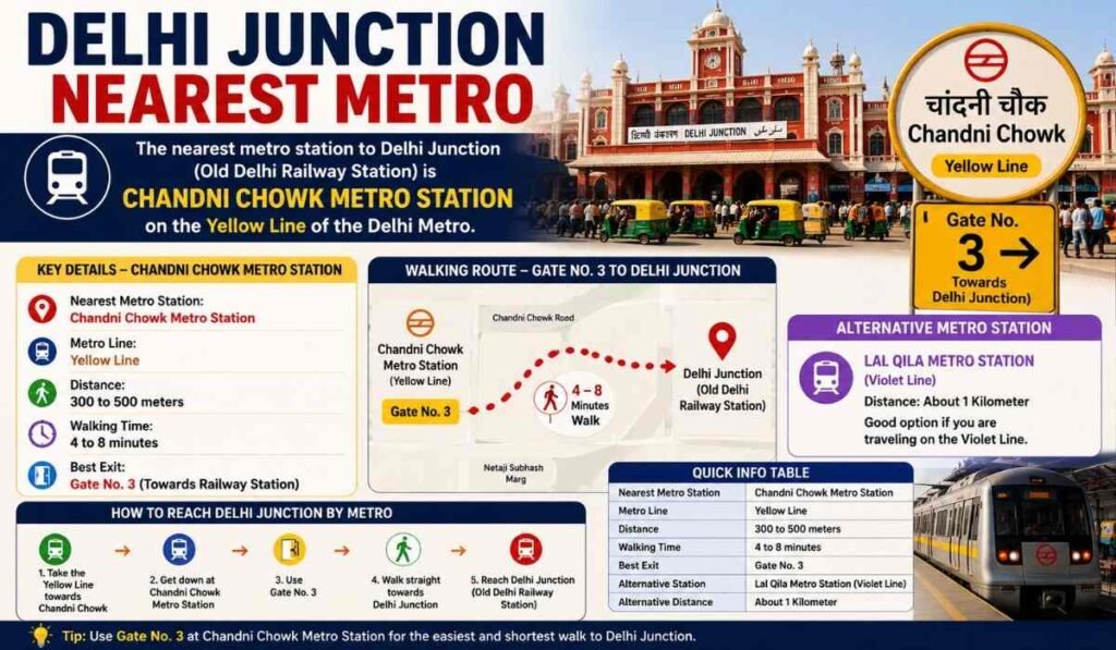 Delhi Junction Nearest Metro