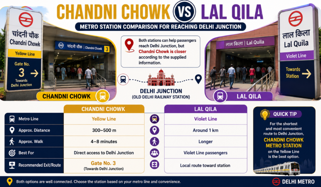 Delhi Junction Nearest Metro