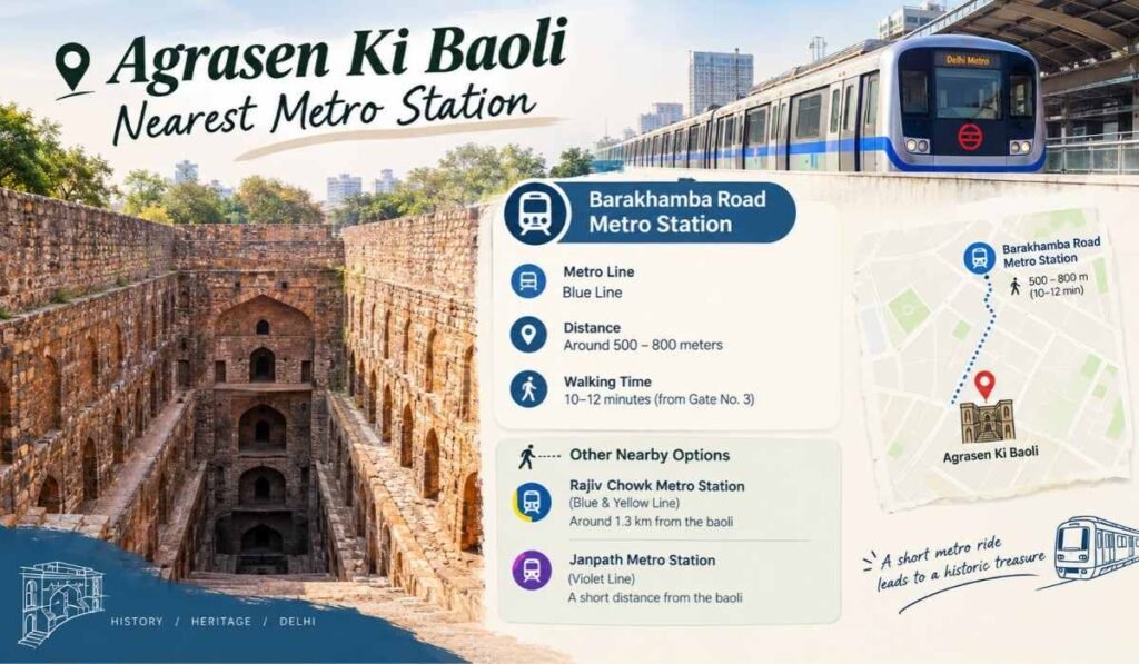 Agrasen Ki Baoli Nearest Metro Station