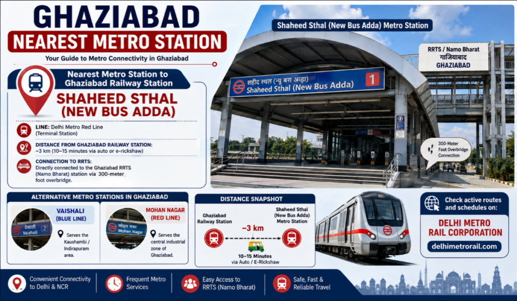 Ghaziabad Nearest Metro Station