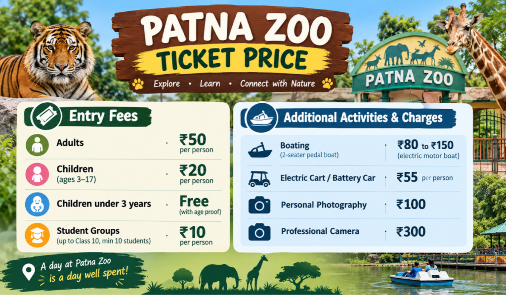 Patna Zoo Ticket Price