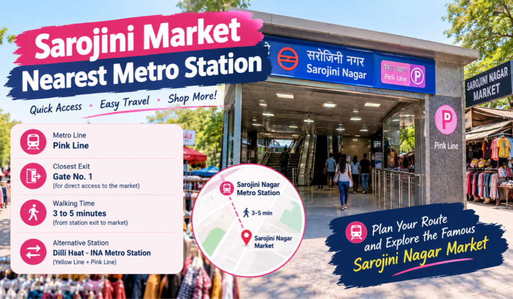 Sarojini Market Nearest Metro Station