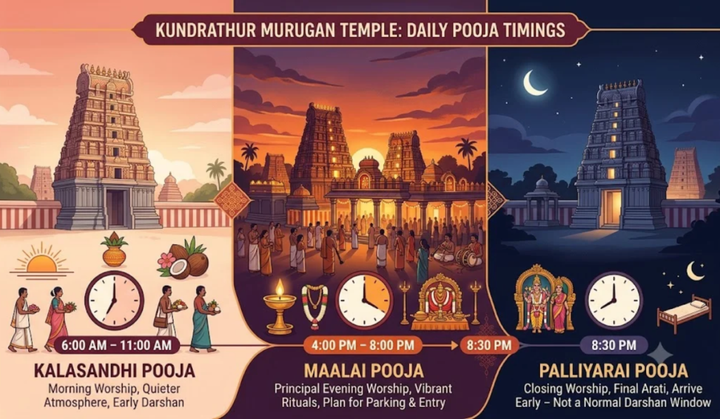 Kundrathur Murugan Temple Timings
